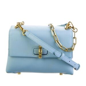 Brandon Blackwood Bowen Bag- Blue Leather